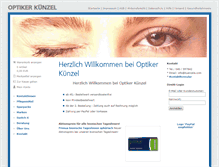 Tablet Screenshot of optik-shop.kuenzels.com